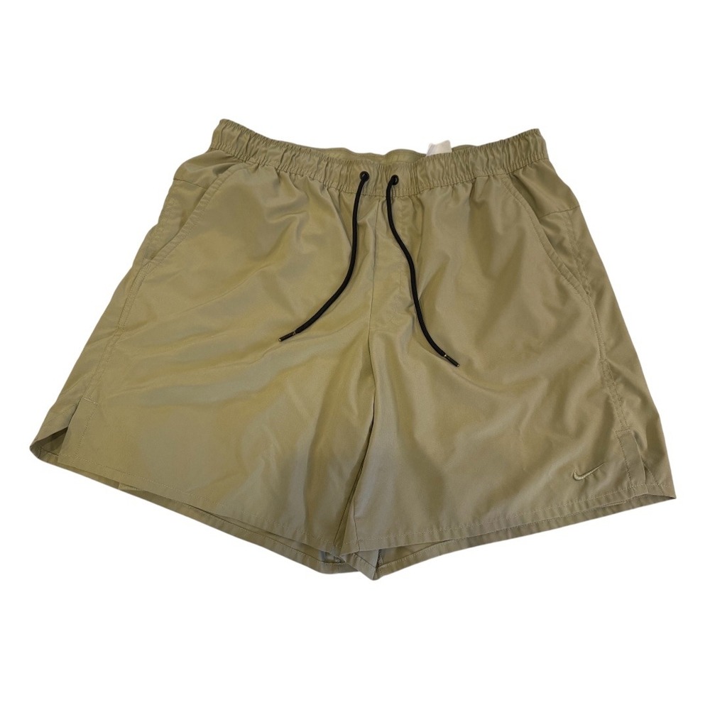 Men's XL Camel/Tan‎ NIke Dri-Fit Stride Running/Athletic 2-in-1 Shorts 7 Inseeam